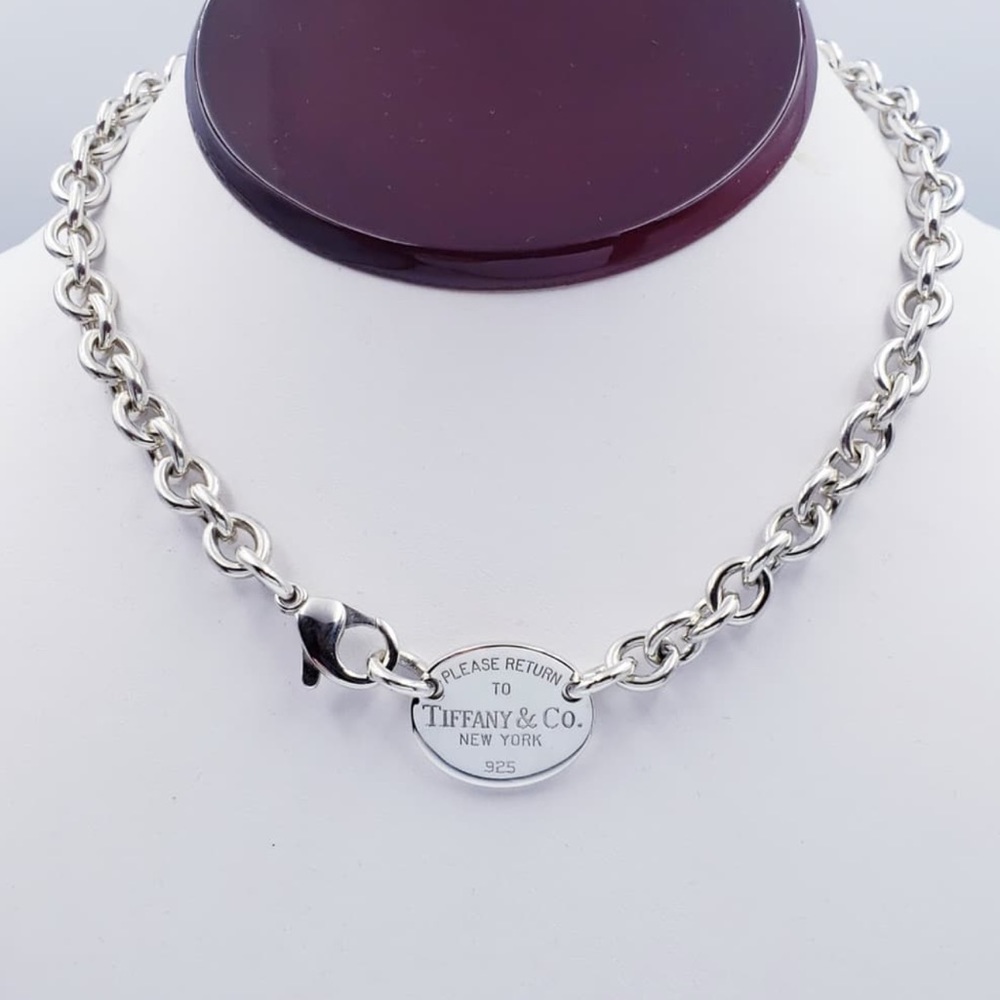 Authentic Return to Tiffany & Co Necklace STERLING SILVER 925 in Excellent Cond - Picture 7 of 15